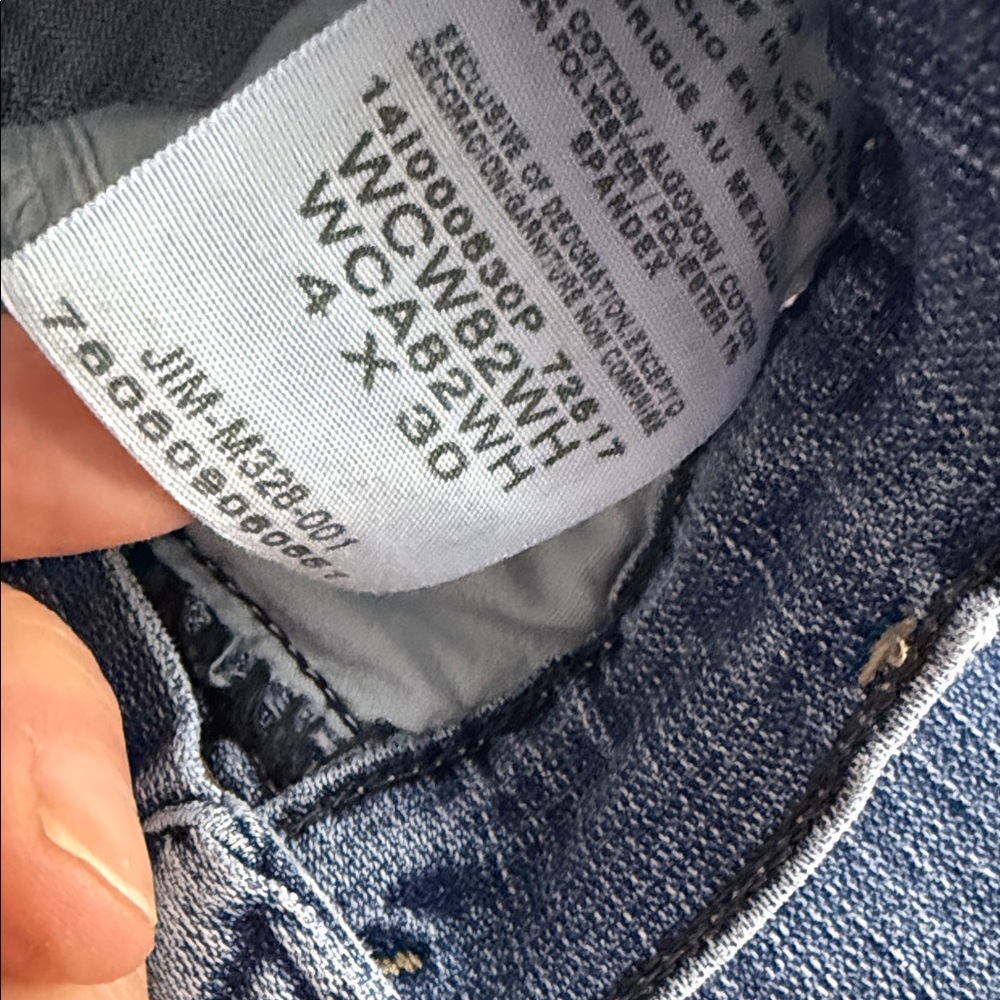 Wrangler Classic Blue Denim Jeans       Size 4 x 30 - Picture 3 of 6